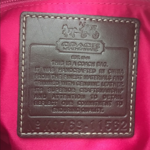NWOT Coach signature purse - Picture 6 of 6